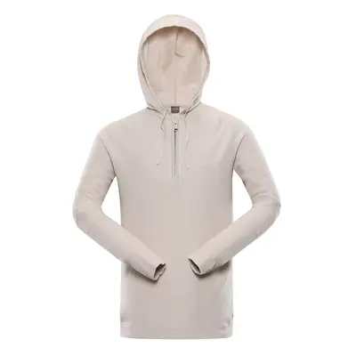 Men's hooded sweater nax NAX POLIN moonbeam