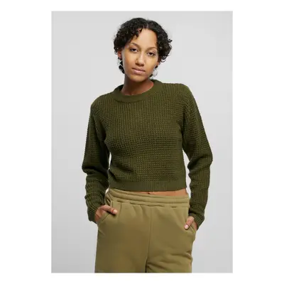 Women's short sweater UC - olive