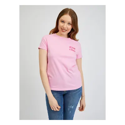 Orsay Pink Womens T-Shirt - Women