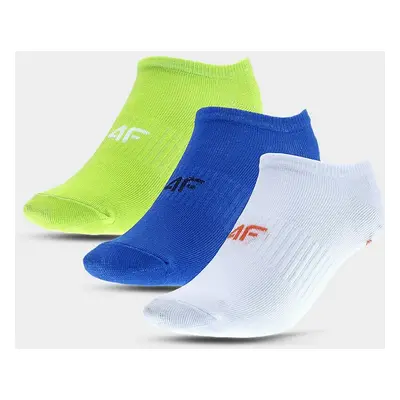 Boys' Casual Ankle Socks (3Pack) 4F - Multicolor