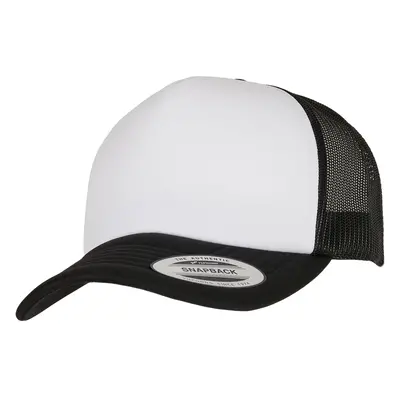 YP Classics® Curved Foam Trucker Cap - white Front black/white/black