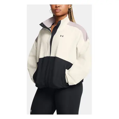 Women's jacket Under Armour Armoursport Swoven Pullover-WHT - Women's