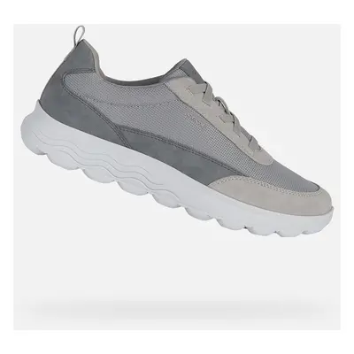 Light grey men's sneakers Geox Spherica - Men's