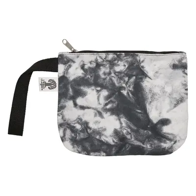 Tie Dye Cosmetic Pouch Black/White