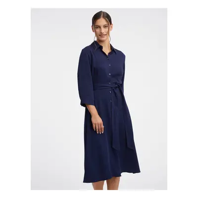 Orsay Dark blue Ladies Shirt Midishats - Women