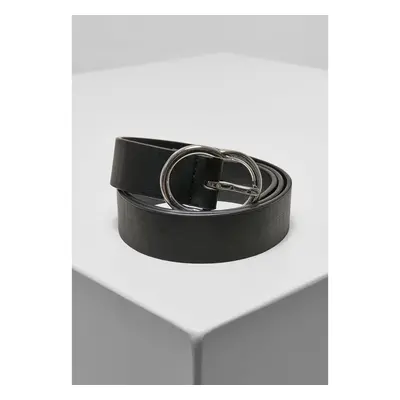 Small Chain Belt with Buckle - Black