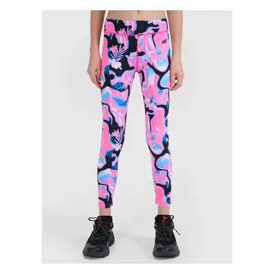 Girls' functional leggings 4F