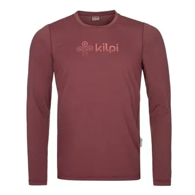 Men's functional T-shirt Kilpi SPOLETO dark red