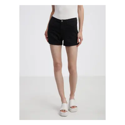 Black women's denim shorts CAMAIEU - Women's