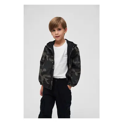 Children's Summer Windbreaker with Darkcamo Front Zipper