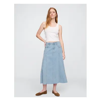 GAP Denim maxi skirt UltraSoft - Women's