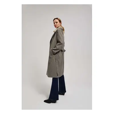 Coat with belt