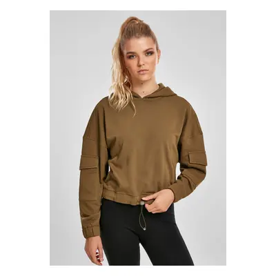 Women's Short Work Hoodies Summer Olive