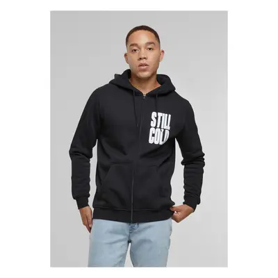 Men's zip-up hoodie Still Cold black