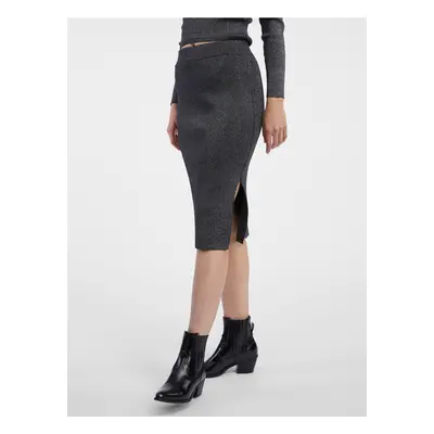 Orsay Women's Sweater Skirt Dark Grey - Women