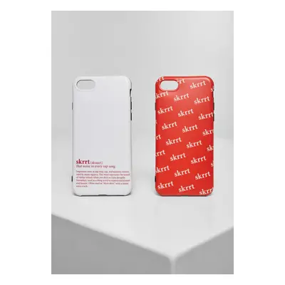 Skrrt I Phone 6/7/8 Case Set White/Red