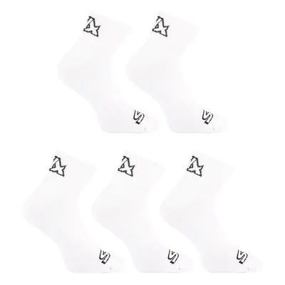 5PACK Styx ankle socks white