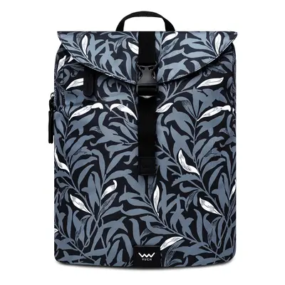 VUCH Corbin Leaves Black Backpack