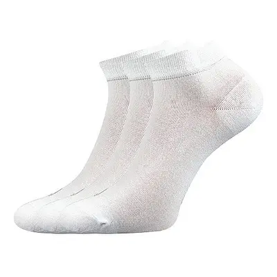 3PACK Lonka white socks