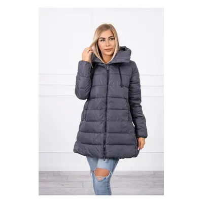 Quilted winter jacket FIFI Cindy gray