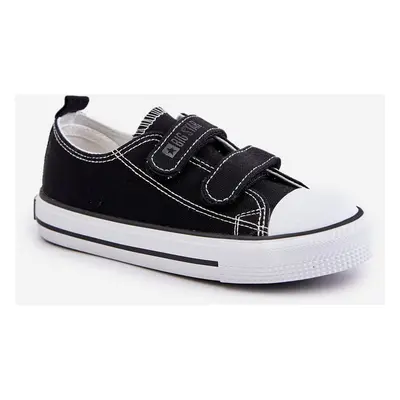 Big Star children's Velcro sneakers black