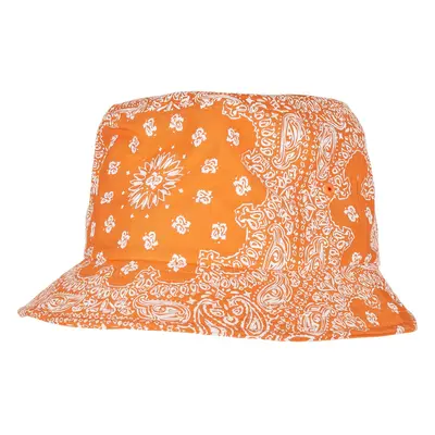 Bandana Print Bucket Hat Orange