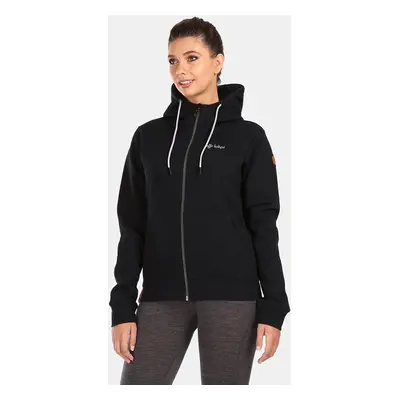 Women's cotton sweatshirt Kilpi RAJANA-W Black