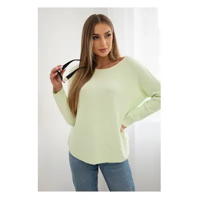 Kesi Włoski Crew neck sweater Pistachio