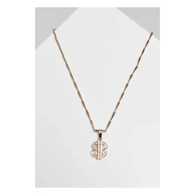 Dollar necklace - gold color