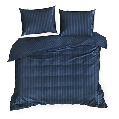 Eurofirany Unisex's Bed Linen Navy Blue