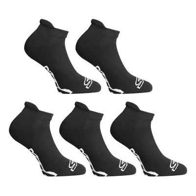 5PACK Styx low black socks