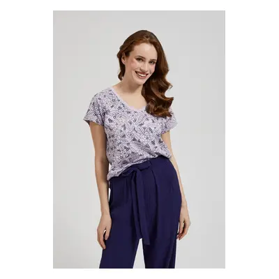 Women's T-shirt MOODO - light purple