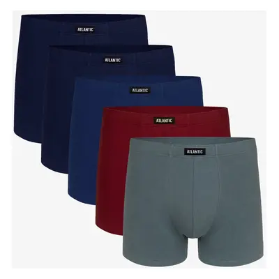 Men's Boxer Shorts ATLANTIC 5Pack - Multicolored