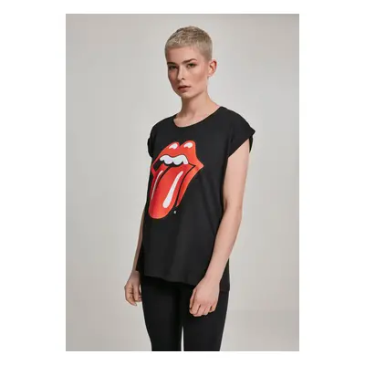 Women's T-shirt Rolling Stones Tongue black