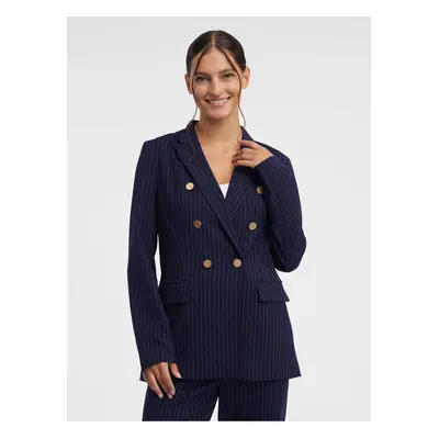 Orsay Dark blue ladies striped jacket - Ladies