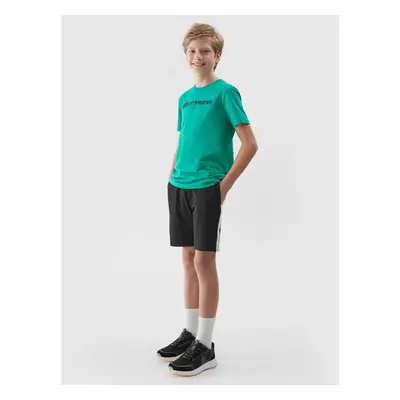 4F Boys' Tracksuit Shorts - Deep Black