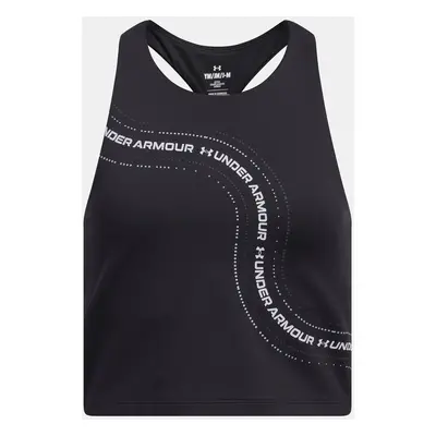 Girls' tank top Under Armour G Motion Branded Crop Tank - Girls