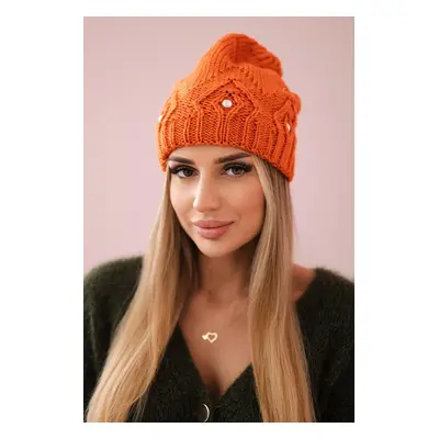 marka niezdefiniowana Women's cap Ramona K383 orange