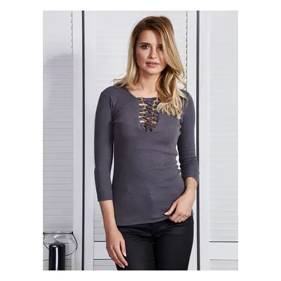 Blouse-PL-BZ-4250.06-dark gray