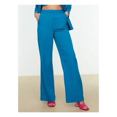 Trendyol Blue Wide Trousers - Women