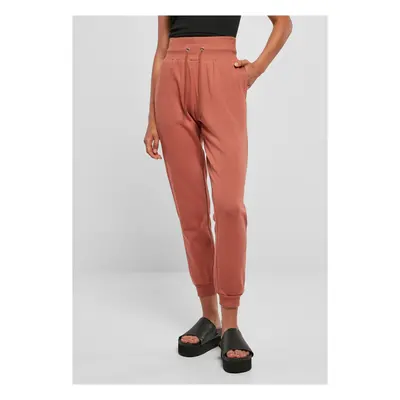 Women's Organic Terracotta High Waist Trousers