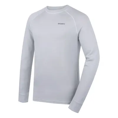 Men's merino sweatshirt HUSKY Aron light grey