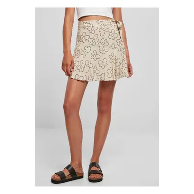 Women's viscose Mini Skort soft seagrass flower