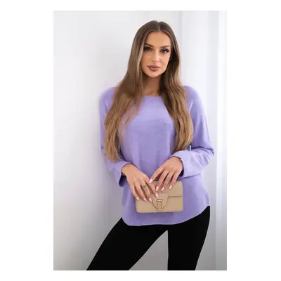 Kesi Włoski Crew neck sweater violet