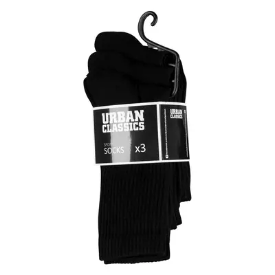 Sports Socks 3-Pack Black