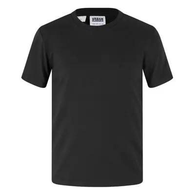 Girls' stretch T-shirt Jersey black