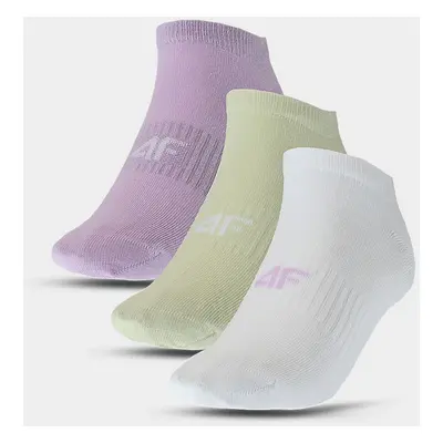 Women's Casual 4F Ankle Socks (3pack) - Multicolor