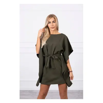 Batwings Oversize Dress Khaki