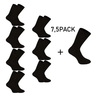 7.5PACK Socks Nedeto High Bamboo Black