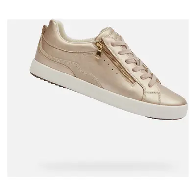 Gold women's sneakers Geox Blomiee - Women's